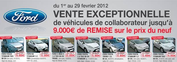 Ford occasion Montpellier : Vente exceptionnelle de véhicules de collaborateur