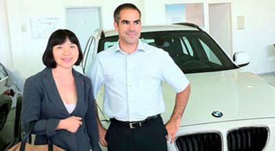 Madame Anh-Dao Traxel chez BMW Montpellier