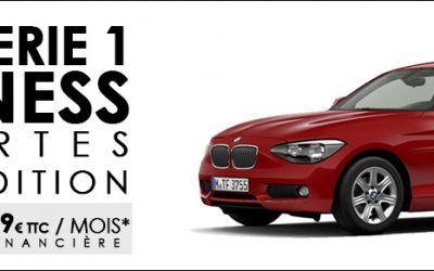 BMW SOLUTIONS ENTREPRISES : BMW Série 1 BUSINESS OPEN EDITION