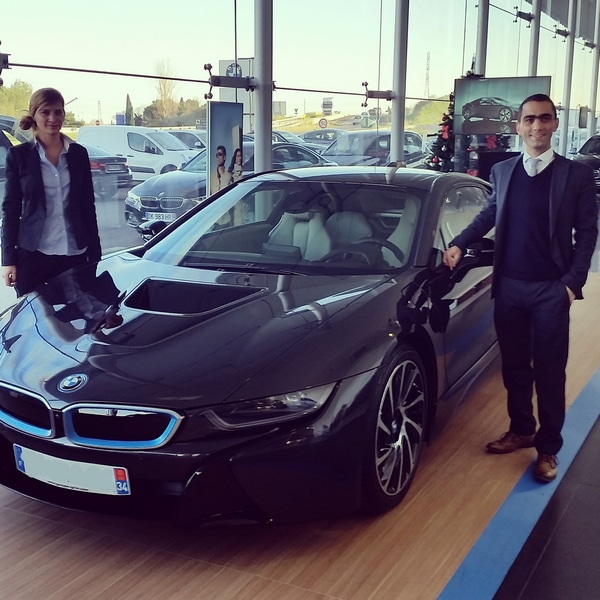 livraison de la première bmw i8 à montpellier - grim passion - bmw