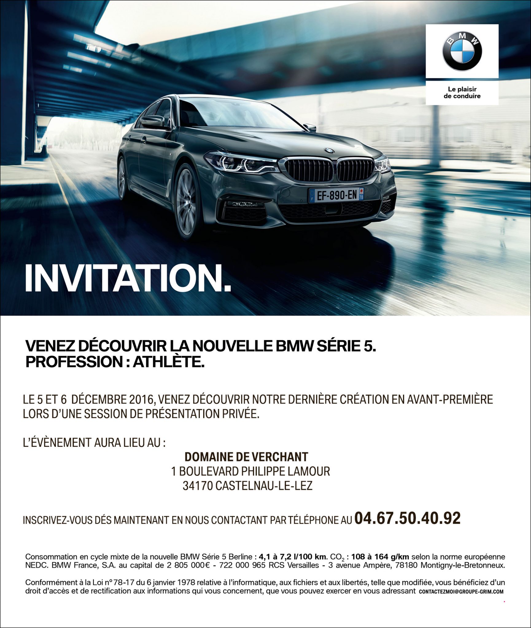 INVITATION I BMW Montpellier BMW Valence Garage Fourel BMW Montélimar