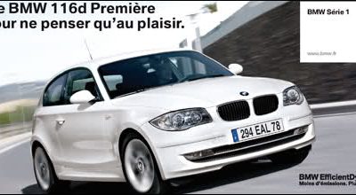 BMW 116d Première : 388€ / mois