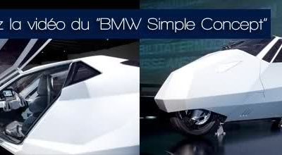 BMW: Découvrez la vidéo du Simple Concept