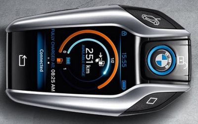 BMW i8 : une clé intelligente avec écran intégré