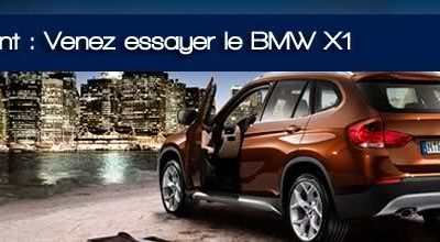 Evénement : venez essayer le BMW X1