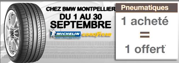 Offre Pneumatique chez  BMW Montpellier !