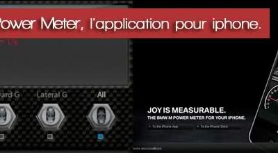 Téléchargez BMW M Power Meter, l’application pour iphone.