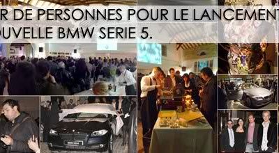 Un millier de personnes pour le lancement de la nouvelle BMW SERIE 5.