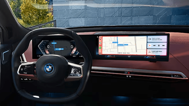 Tableau de bord BMW Apple CarPlay