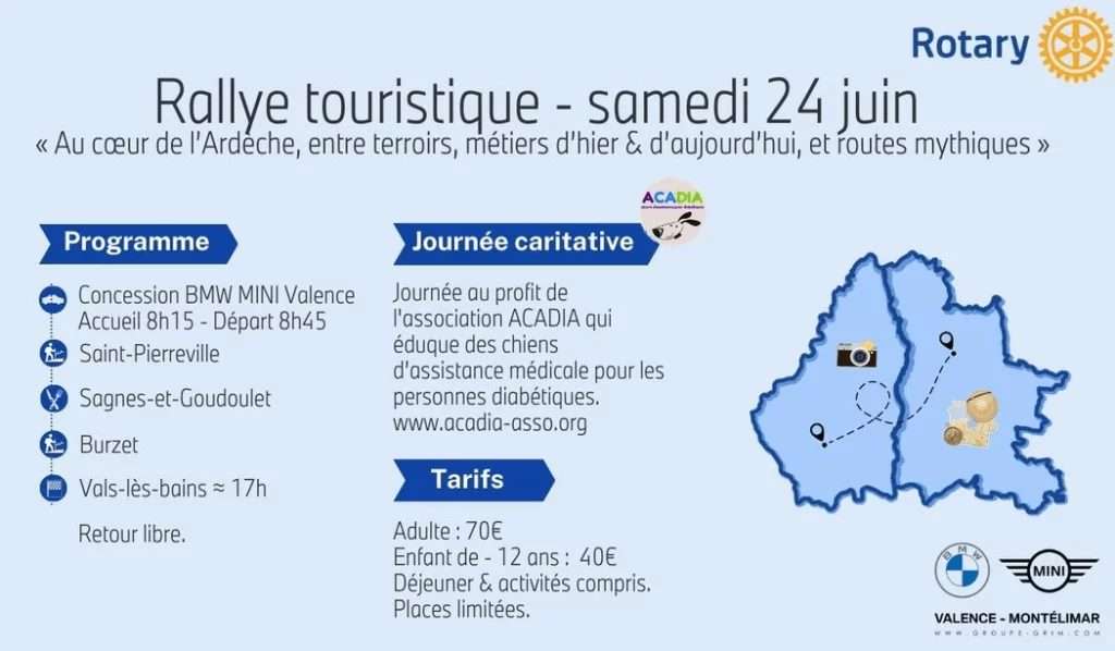 Rallye Touristique – Samedi 24 juin