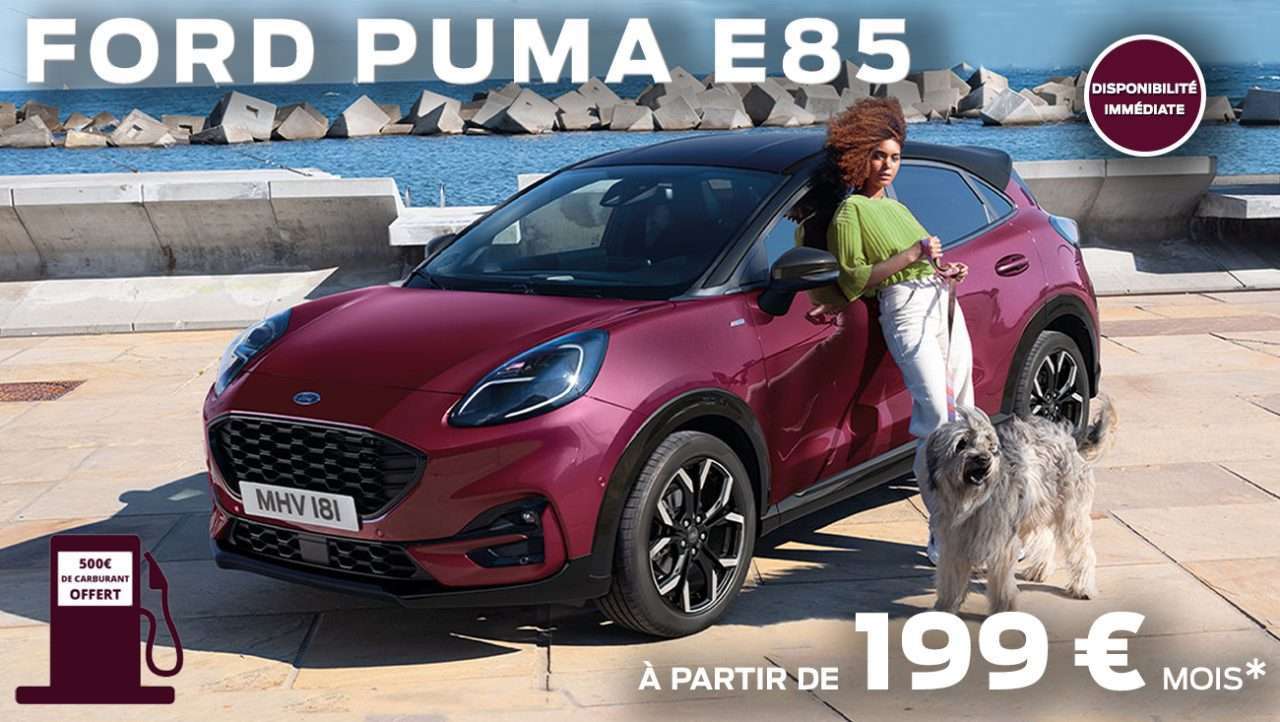 Ford Puma Hybride E85 à 199€/mois Ford Montpellier Ford Valence
