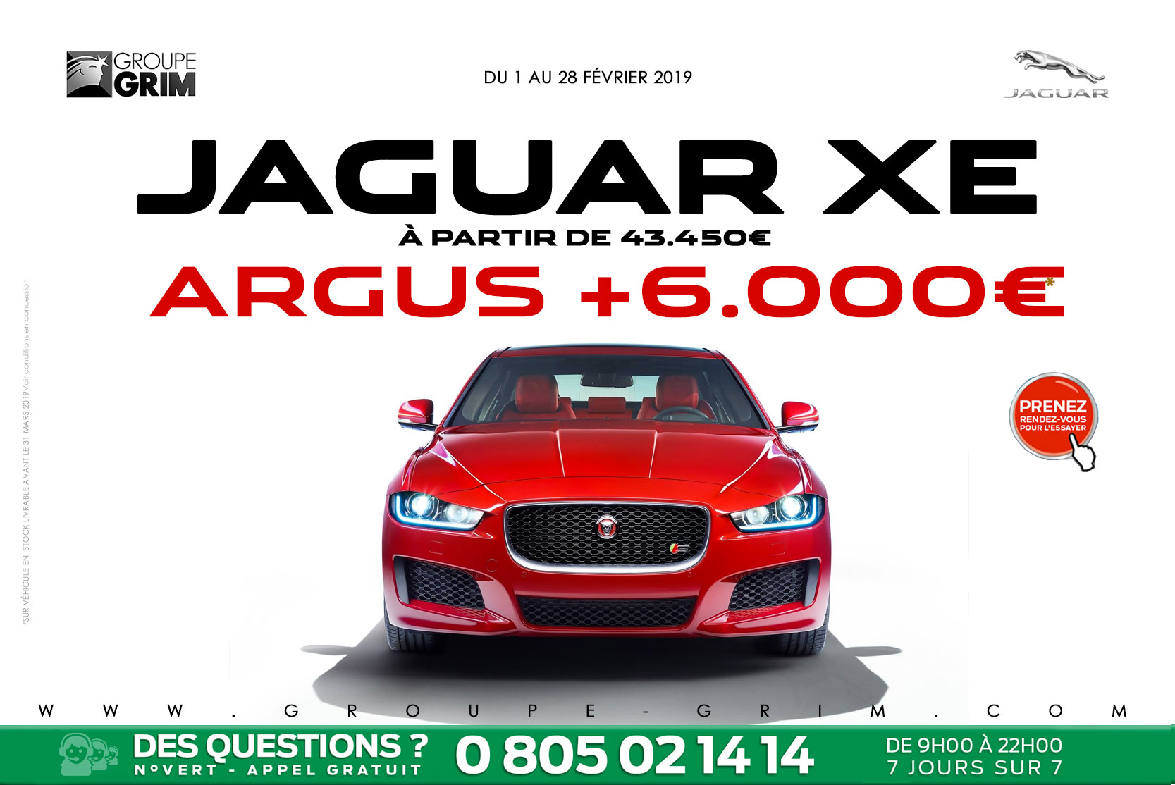 Jaguar XE  à partir de 43.450€  3 offreV2
