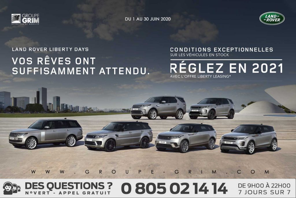 LAND ROVER LIBERTY DAYS 1 offre 1