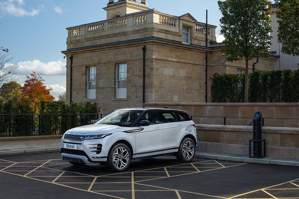 nouveau range rover evoque hybride rechargeable