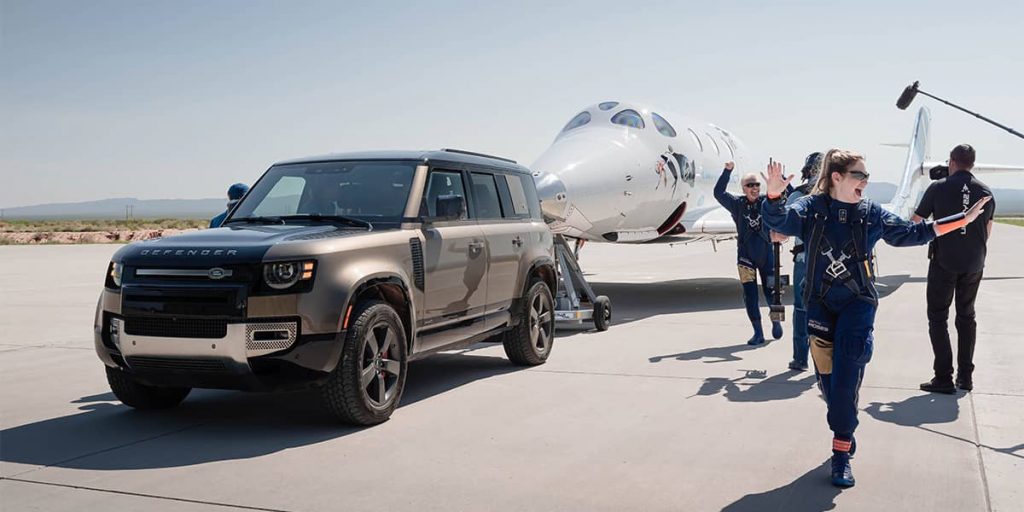 virgin galactic land rover