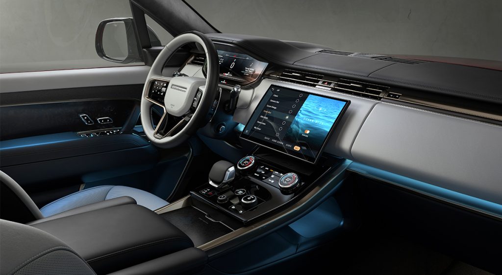 interieur range rover sport 2022