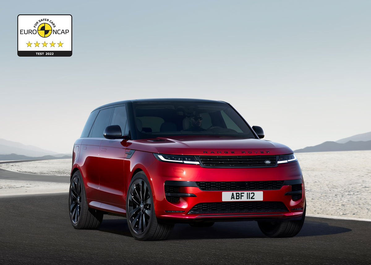 Tests Euro NCAP : Range Rover et Range Rover Sport obtiennent 5 étoiles