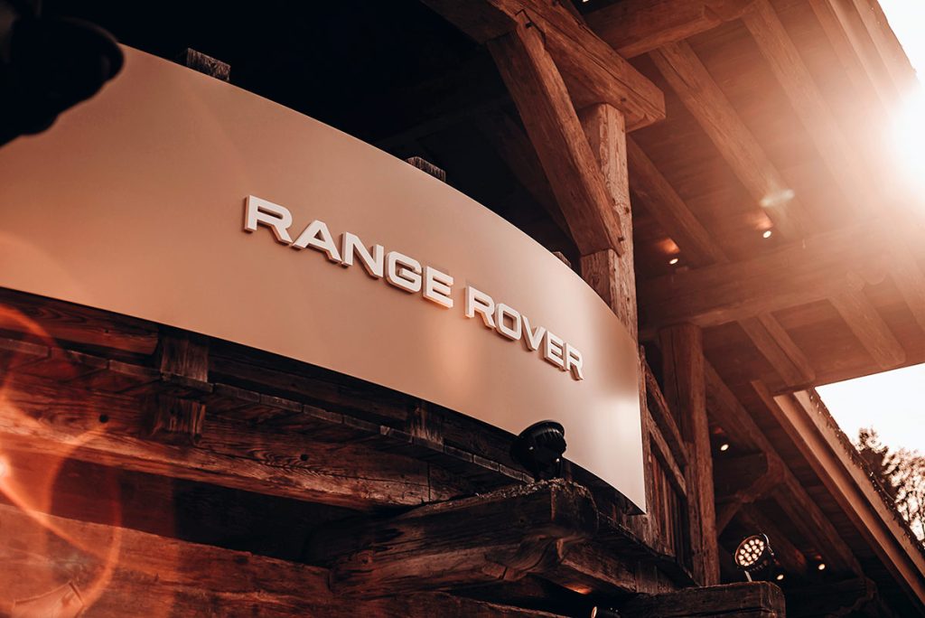 Range Rover House à Megève : Une immersion de luxe pour une sélection de clients du Groupe GRIM