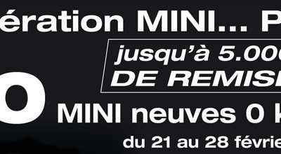 Opération MINI… Prix