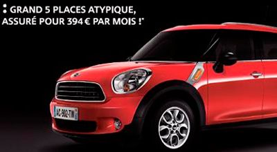 Affaires : La MINI COUNTRYMAN ONE