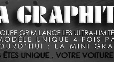 les ULTRA-limitées Mini : LA MINI GRAPHITE