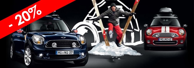 L&rsquo;offre MINI du mois : – 20% sur tous les accessoires MINI !