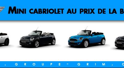 4 Mini cabriolet au prix de la berline