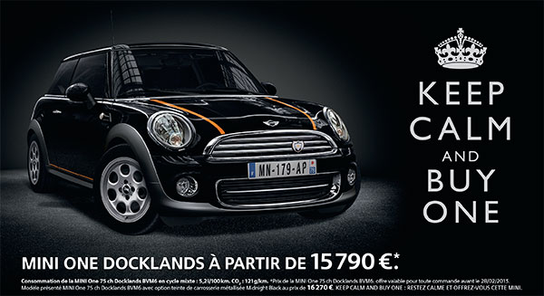 Mini one docklands 15 790 €