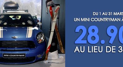 Un MINI Countryman à prix givré