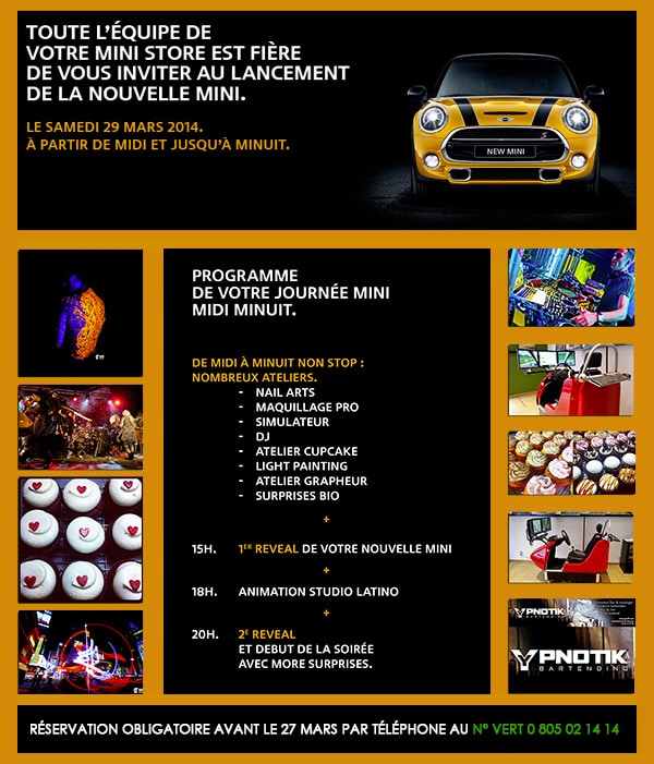 LANCEMENT DE LA NOUVELLE MINI