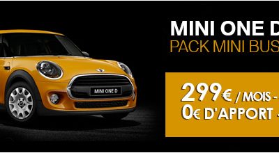 Offre entreprise : MINI ONE D 95CH PACK MINI BUSINESS