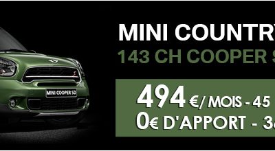 OFFRE ENTREPRISE : MINI COUNTRYMAN COOPER SD