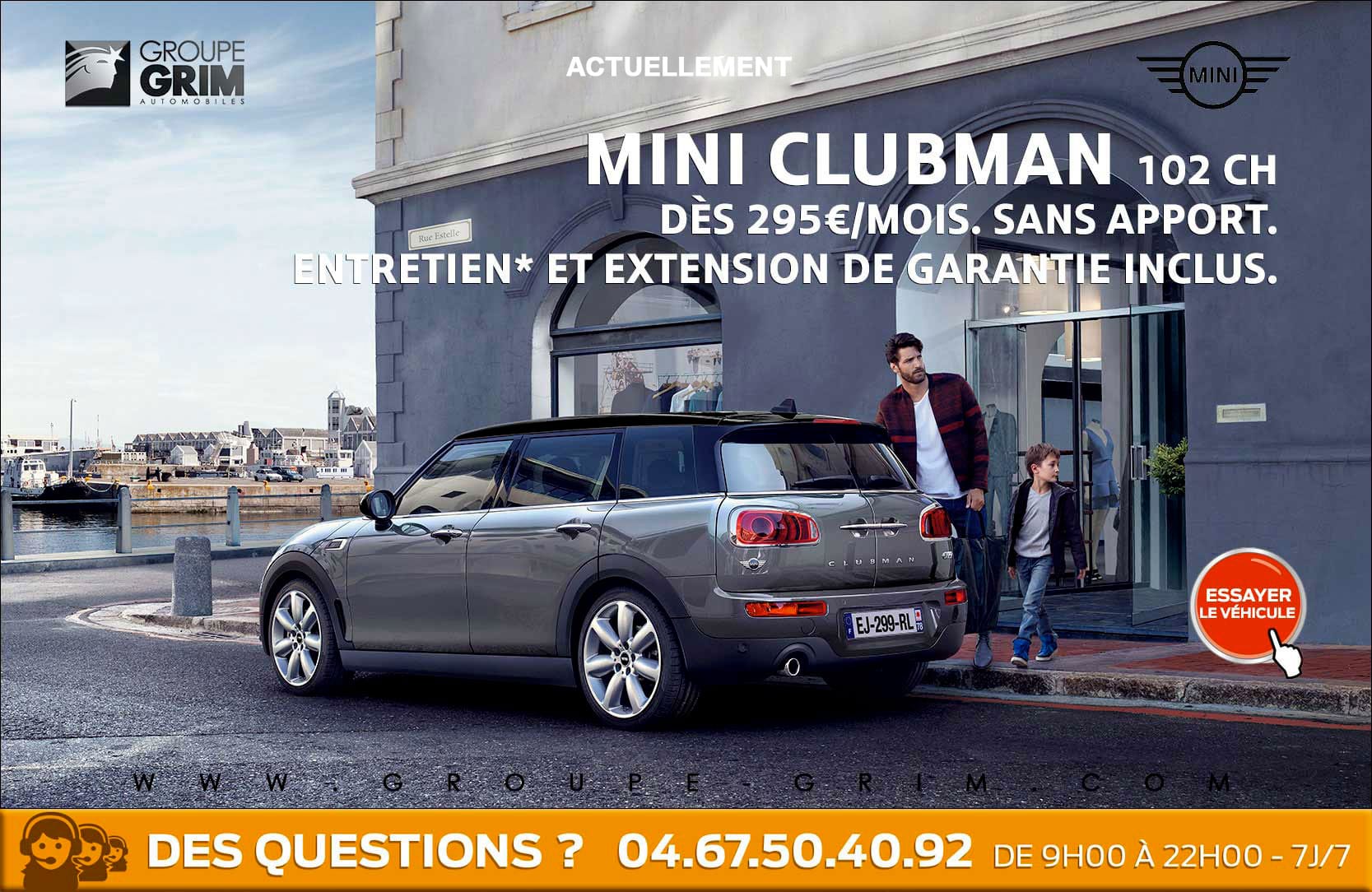 Mini Clubman 102 Ch A Partir De 295mois Sans Apport Mini