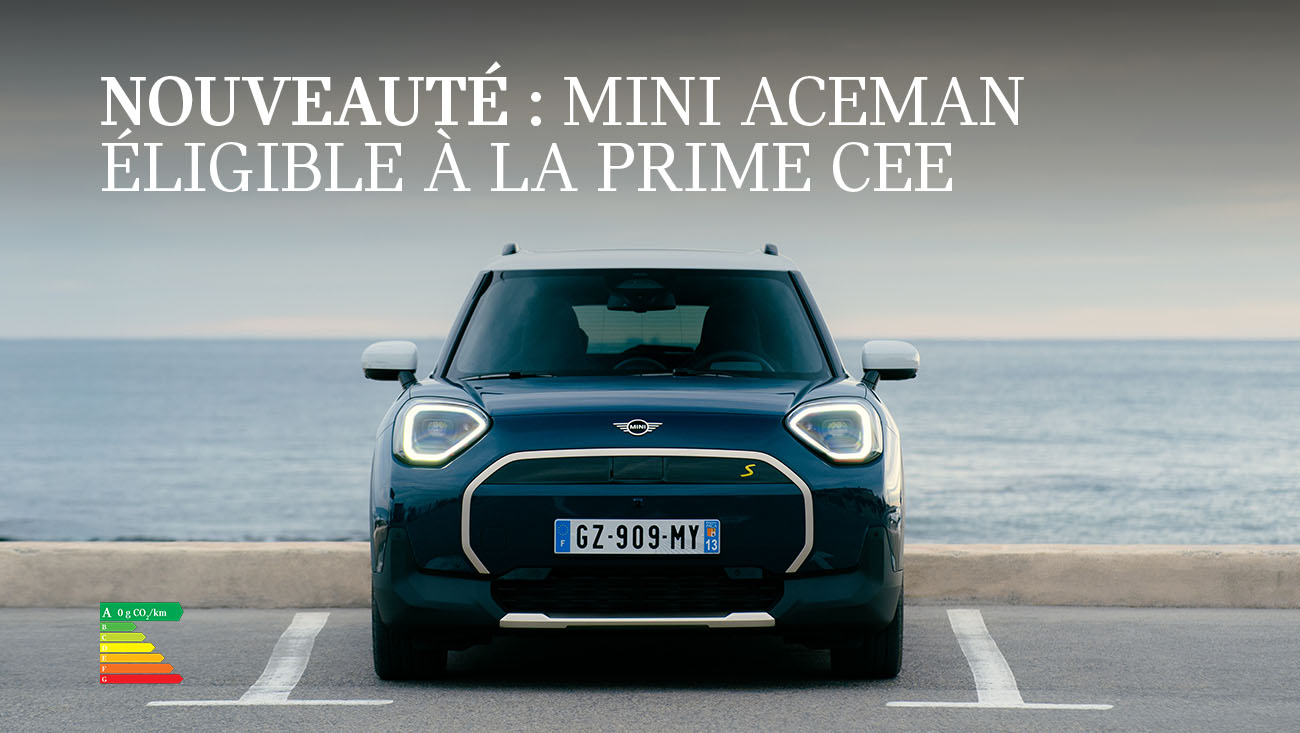 Offre 2 septembre 2025 MINI Cooper bleue