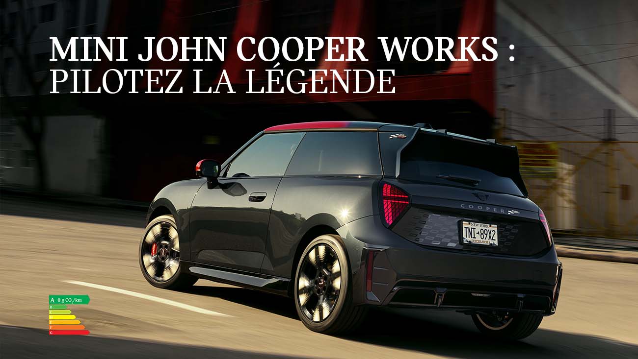 Offre 3 septembre 2025 MINI Cooper bleue