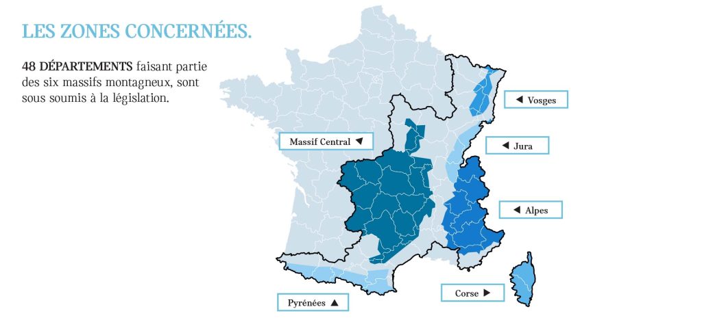Carte Loi Montagne 2025
