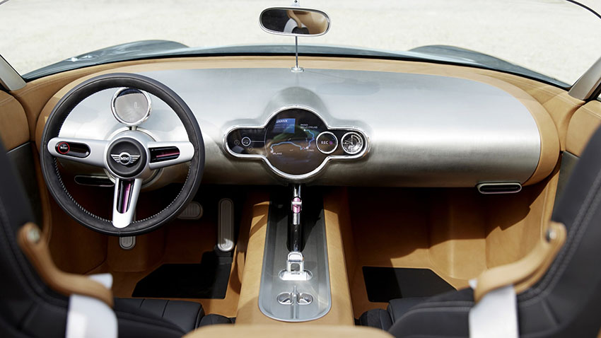 Intérieur de la MINI Superleggera Vision