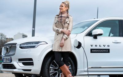 Elodie Gossuin, nouvelle ambassadrice de Volvo