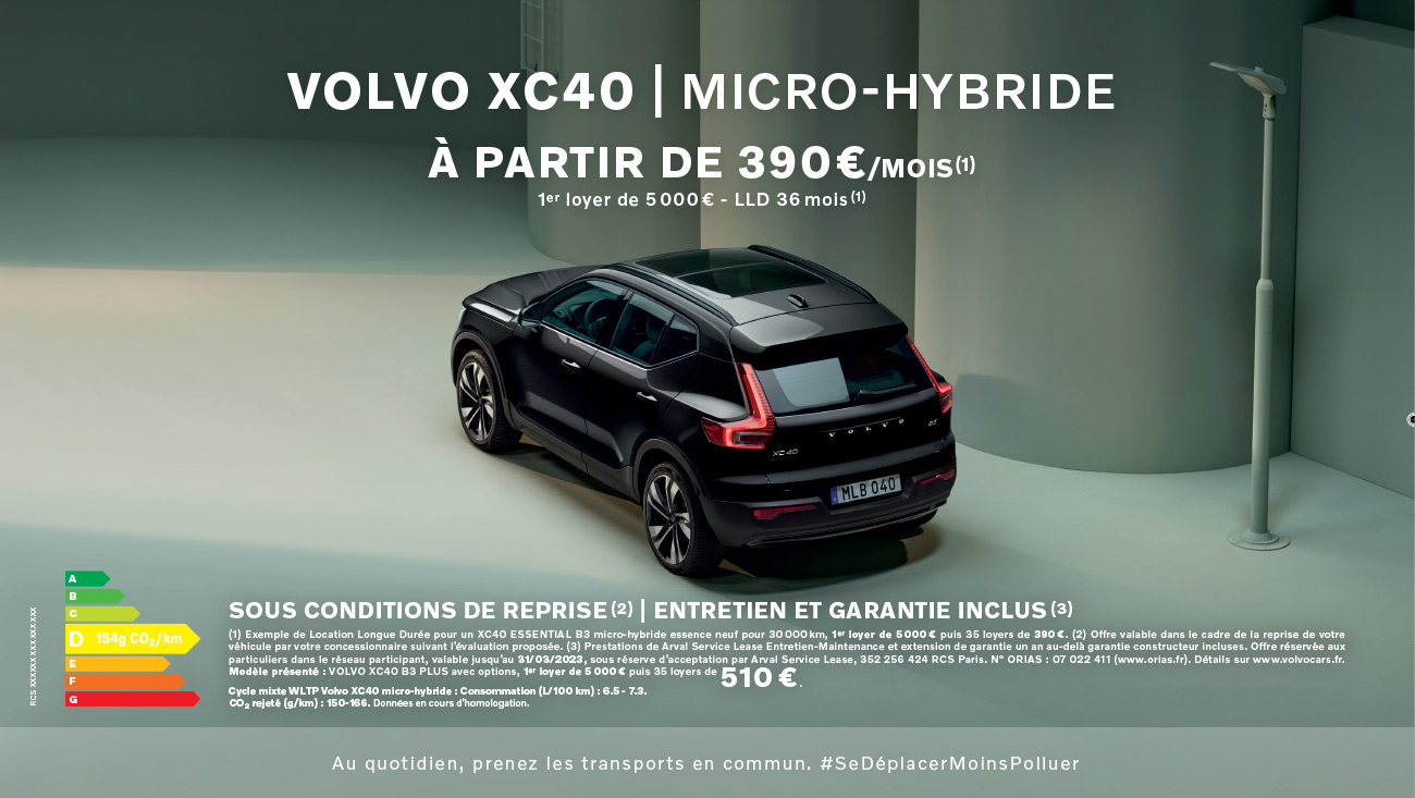 offre volvo xc40 micro hybride offre volvo xc40 micro hybride